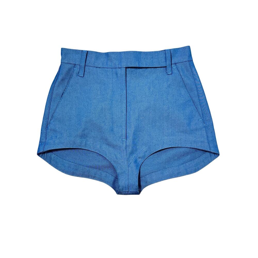 Philosophy Di Lorenzo Serafini Denim Hot Pants Mini Shorts 36 IT 0 US XXS